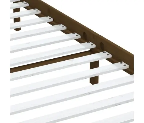 Voodiraam, Meepruun, Täismännipuit, 200 X 200 Cm