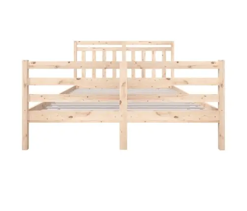 Gultas Rāmis, 150X200 Cm, King Izmērs, Masīvkoks Vidaxl