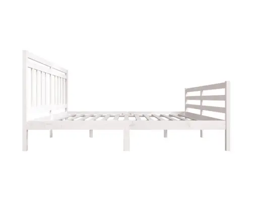 Lovos Rėmas, Baltas, 180X200cm Medienos Masyvas, Itin Didelis