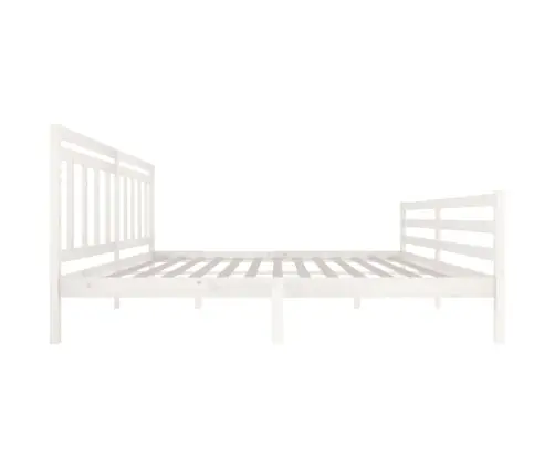 Lovos Rėmas, Baltos Spalvos, 200X200cm Medienos Masyvas