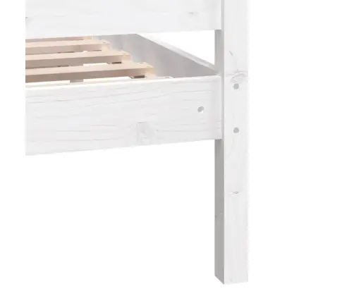 Lovos Rėmas, Baltos Spalvos, 200X200cm Medienos Masyvas