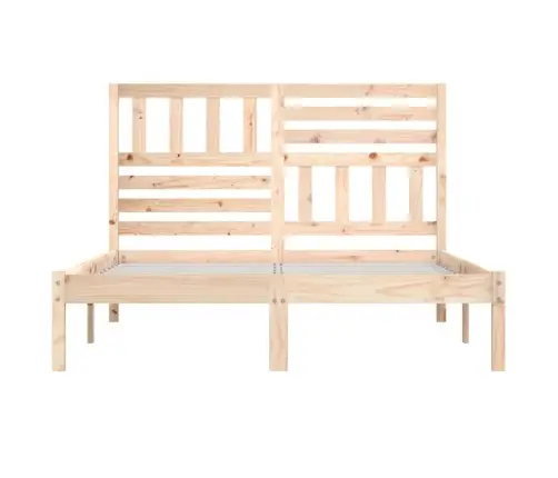 Gultas Rāmis, Priedes Masīvkoks, 160X200 Cm Vidaxl