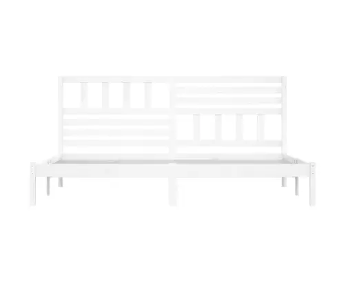 Lovos Rėmas Be Čiužinio, Baltas, 180X200cm Pušies Masyvas