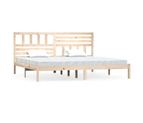 Gultas Rāmis, Priedes Masīvkoks, 200X200 Cm Vidaxl