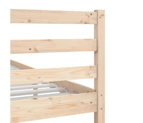 Gultas Rāmis, 135X190 Cm, Divvietīgs, Masīvkoks Vidaxl