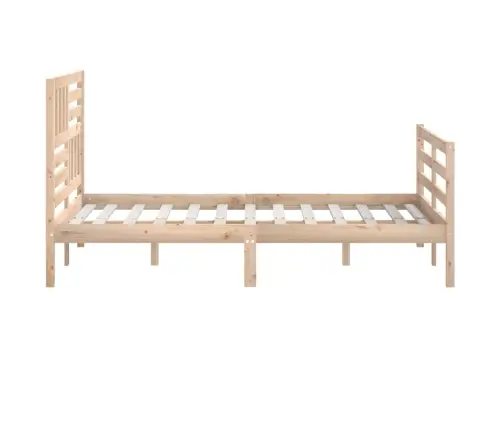 Gultas Rāmis, Priedes Masīvkoks, 140X190 Cm Vidaxl Gultas Rāmis, Priedes Masīvkoks, 140X190 Cm Vidaxl