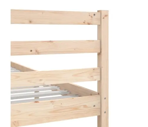 Gultas Rāmis, 150X200 Cm, King Izmērs, Masīvkoks Vidaxl