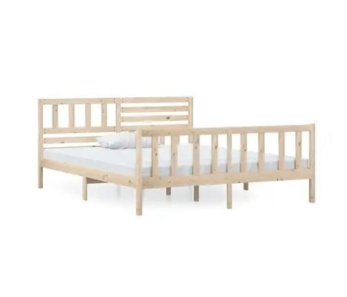 Voodiraam, Täispuit, 120 X 200 Cm