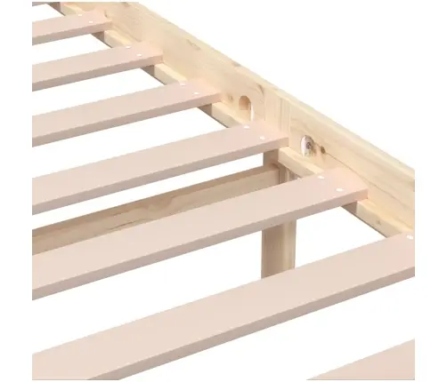 Gultas Rāmis, Masīvkoks, 160X200 Cm Vidaxl