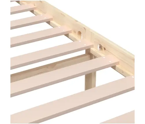 Gultas Rāmis, Masīvkoks, 200X200 Cm Vidaxl