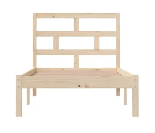 Gultas Rāmis, Priedes Masīvkoks, 90X200 Cm Vidaxl