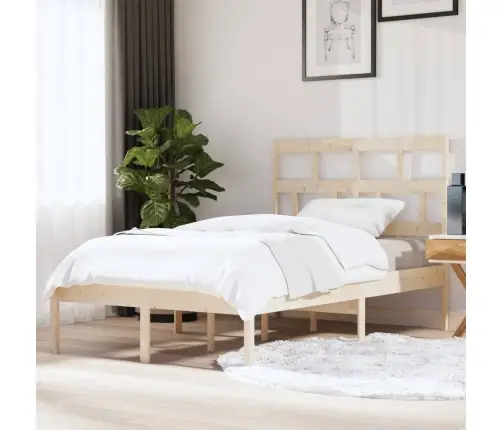 Voodiraam, Täismännipuit, 120 X 200 Cm