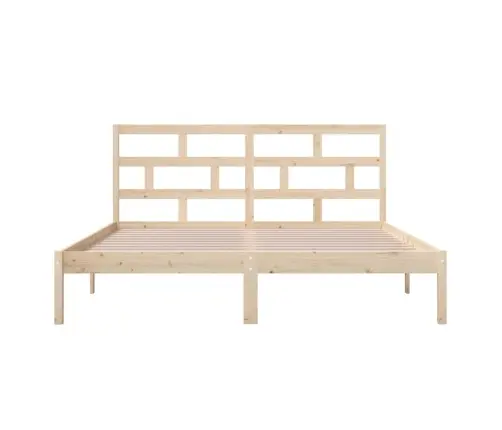 Gultas Rāmis, Priedes Masīvkoks, 160X200 Cm Vidaxl