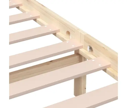 Voodiraam, Täismännipuit, 200 X 200 Cm