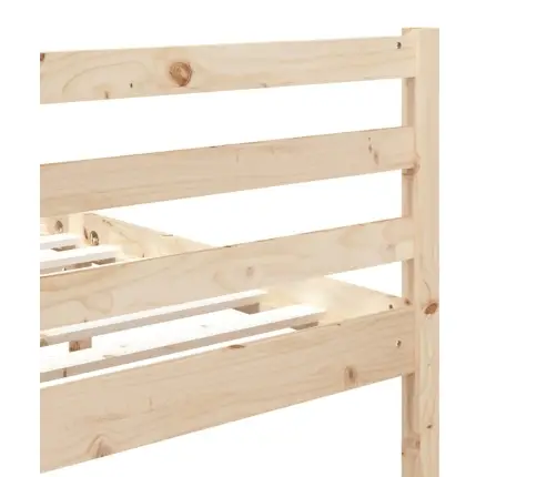 Gultas Rāmis, 75X190 Cm, Vienvietīgs, Masīvkoks Vidaxl