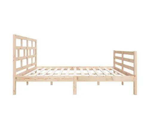 Voodiraam, 135 X 190 cm Männipuit