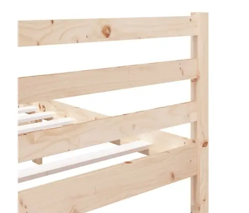 Voodiraam, 135 X 190 cm Männipuit