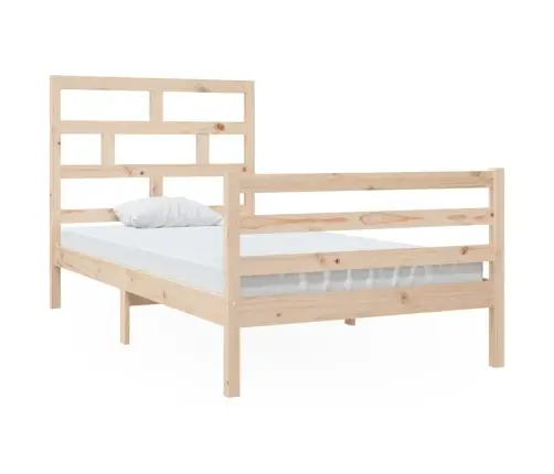 Gultas Rāmis, Priedes Masīvkoks, 100X200 Cm Vidaxl