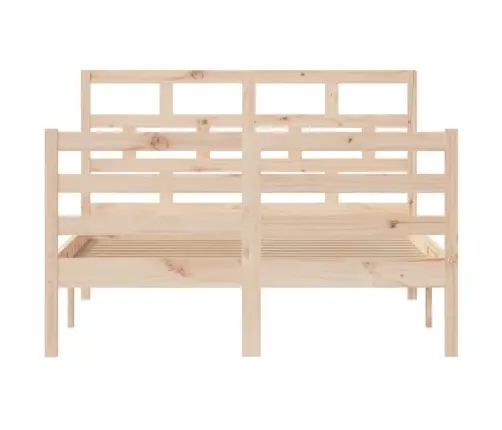 Gultas Rāmis, Priedes Masīvkoks, 120X200 Cm Vidaxl