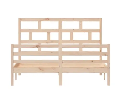 Voodiraam, Täismännipuit, 160 X 200 Cm