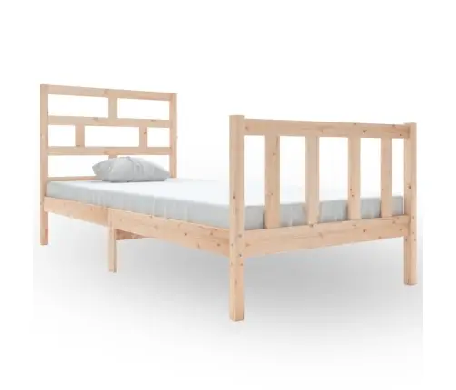 Gultas Rāmis, Masīvkoks, 90X190 Cm, Vienvietīgs Vidaxl