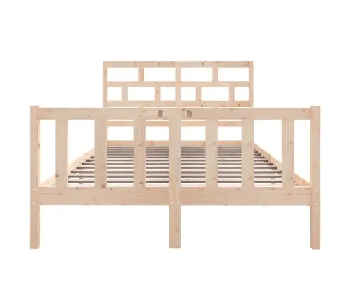 Voodiraam, 135 X 190 cm Männipuit