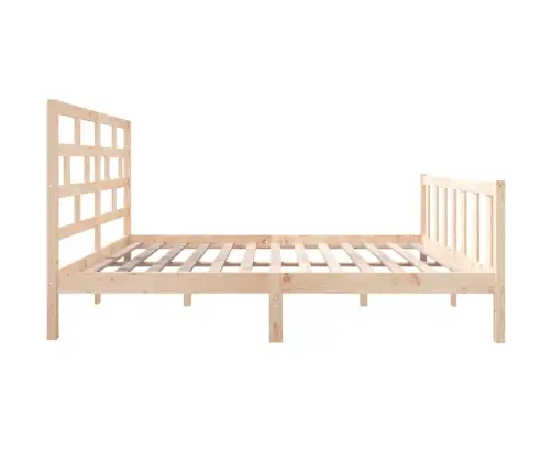 Voodiraam, 135 X 190 cm Männipuit