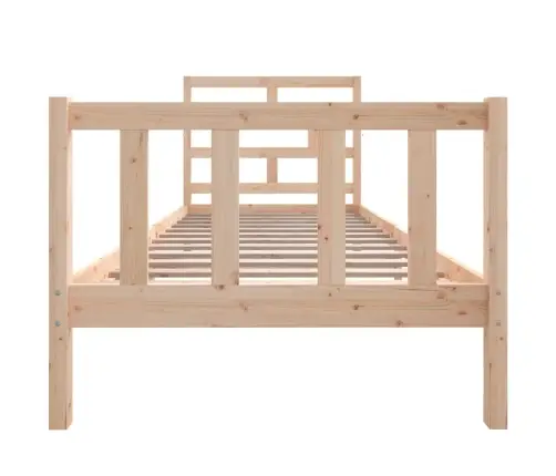 Gultas Rāmis, Priedes Masīvkoks, 90X200 Cm Vidaxl