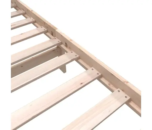 Gultas Rāmis, Priedes Masīvkoks, 90X200 Cm Vidaxl