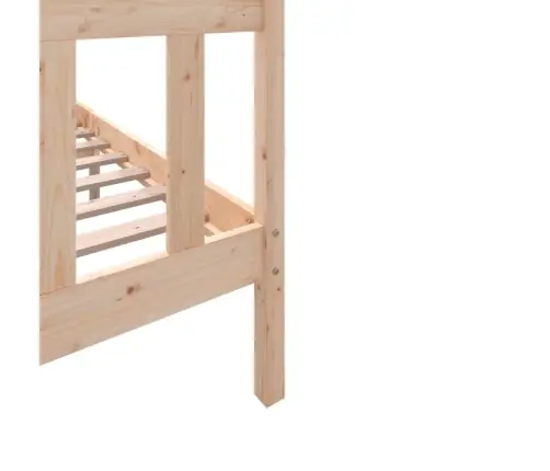 Voodiraam, Täismännipuit, 140 X 200 Cm