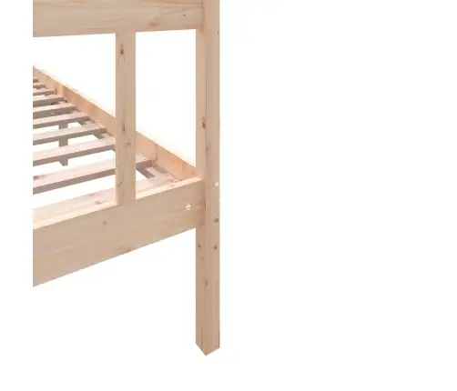 Gultas Rāmis, Priedes Masīvkoks, 180X200 Cm, Divvietīgs Vidaxl