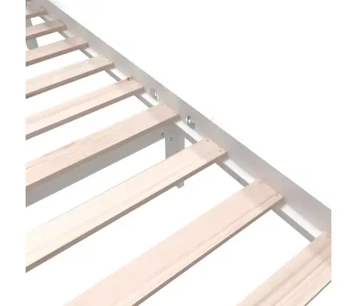 Gultas Rāmis, Balts, Priedes Masīvkoks, 180X200 Cm, Divvietīgs Vidaxl