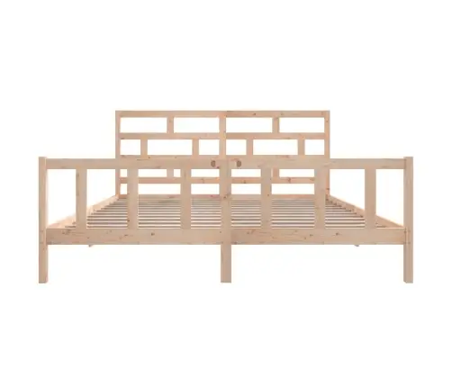 Gultas Rāmis, Priedes Masīvkoks, 200X200 Cm Vidaxl
