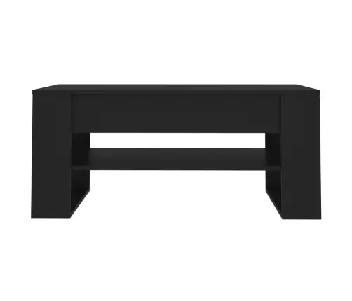 Kohvilaud, Must, 102X55X45 cm Tehispuit