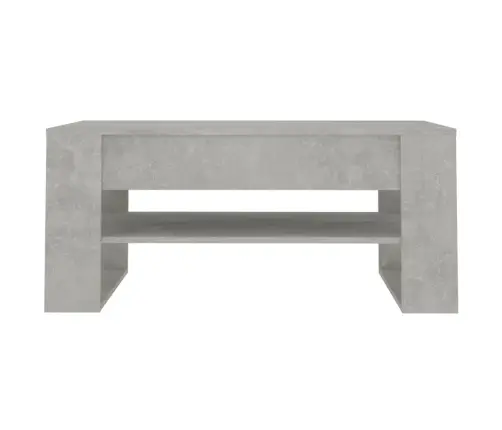 Kavos Staliukas, Betono Pilkas, 102X55X45cm Apdirbta Mediena