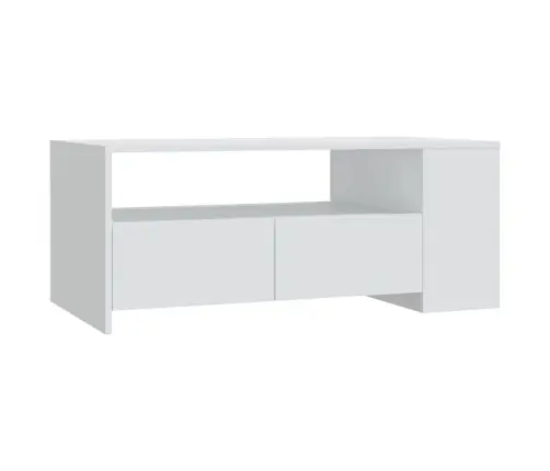 Kafijas Galdiņš, Balts, 102X55X42 Cm, Inženierijas Koks Vidaxl