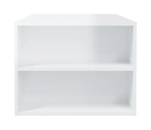 Kafijas Galdiņš, Spīdīgi Balts, 102X55X42 Cm, Inženierijas Koks Vidaxl