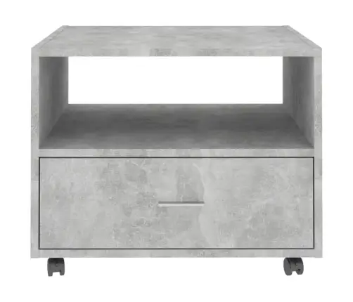 Kohvilaud, Betoonhall, 55X55X40 cm Tehispuit