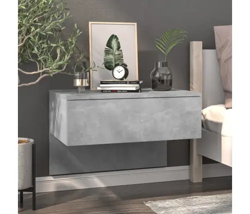 Sienas Naktsskapītis, Betona Pelēks Vidaxl