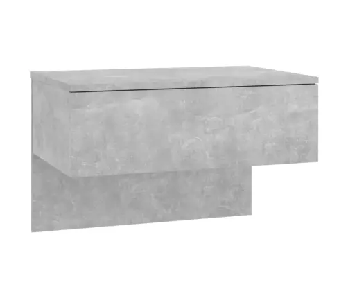 Sienas Naktsskapīši, 2 Gab., Betona Pelēki Vidaxl