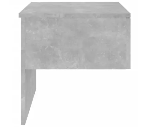 Sienas Naktsskapīši, 2 Gab., Betona Pelēki Vidaxl