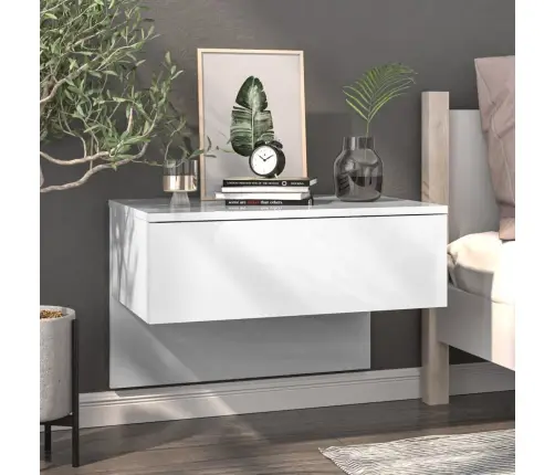 Seinale Kinnitatavad Öökapid 2 Tk Kõrgläikega Valge