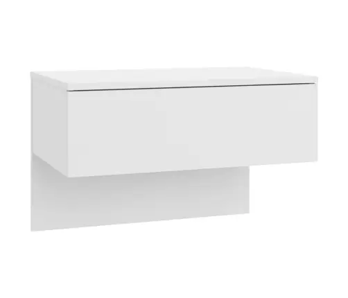 Seinale Kinnitatavad Öökapid 2 Tk Kõrgläikega Valge