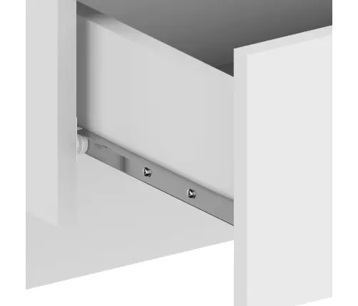 Seinale Kinnitatavad Öökapid 2 Tk Kõrgläikega Valge