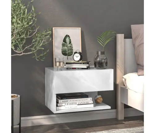 Sienas Naktsskapītis, Balts Vidaxl