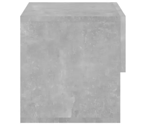 Sienas Naktsskapīši, 2 Gab., Betona Pelēki Vidaxl