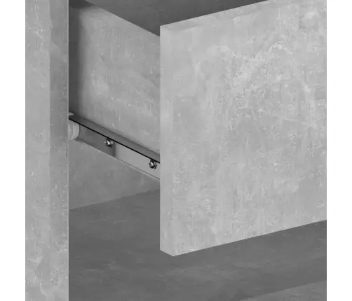 Sienas Naktsskapīši, 2 Gab., Betona Pelēki Vidaxl