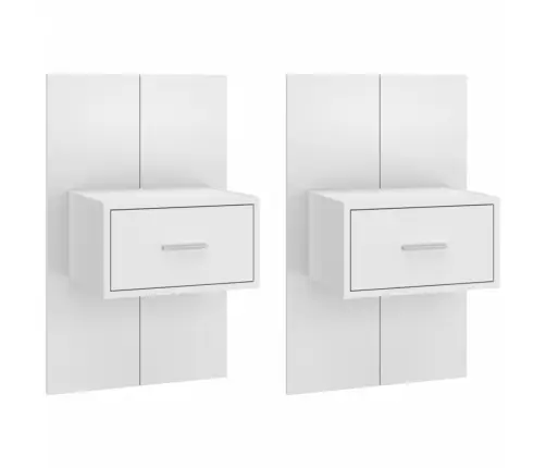 Seinale Kinnitatavad Öökapid 2 Tk Valge