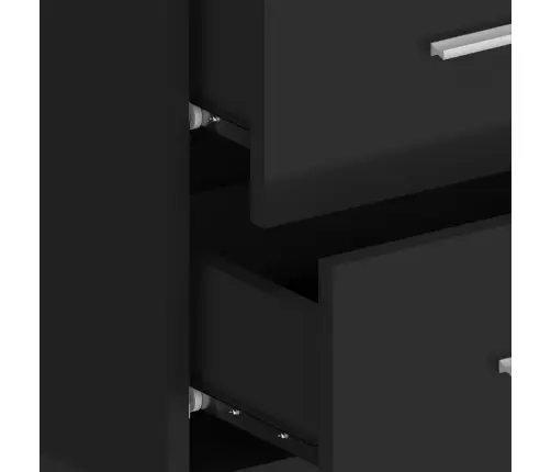 Sienas Naktsskapītis, Melns Vidaxl