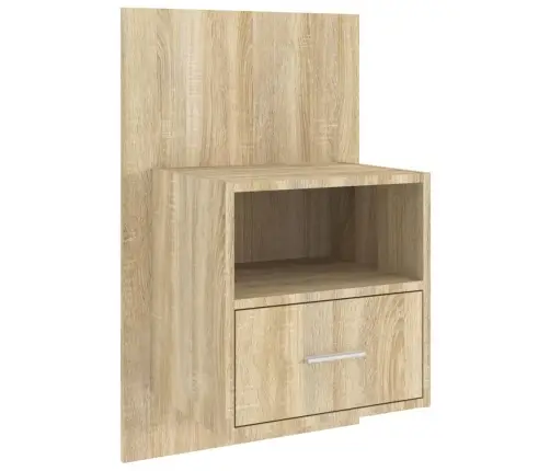 Seinale Kinnitatavad Öökapid 2 Tk Sonoma Tamm